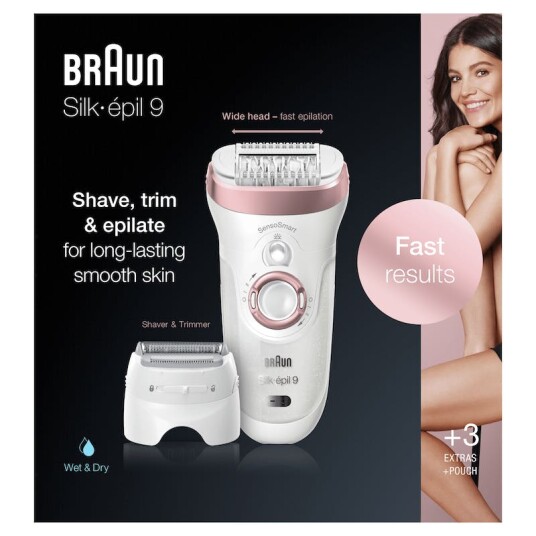 Braun Silk-Épil 9-720 Epilator 1 stk Epilator Braun Silk-Épil 9-720 Epilator 1 stk Epilator