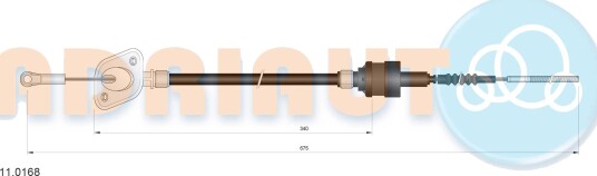 Clutchkabel ADRIAUTO 11.0168
