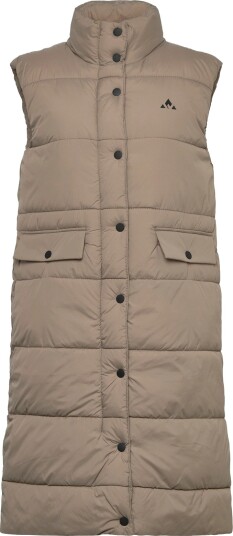 Whistler Amaretto W Long Puffer Vest   Beige   40