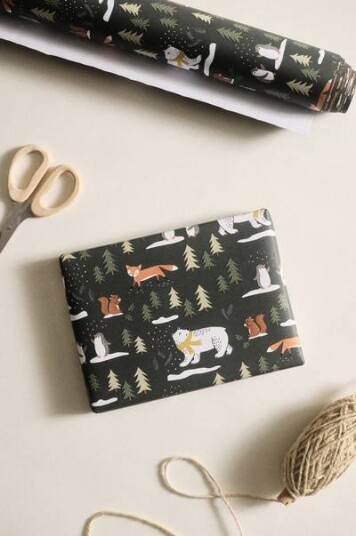Jotex ANIMAL FOREST gavepapir - lengde 10 meter 1712335-01-0
