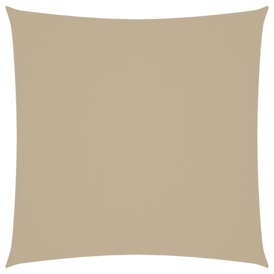 vidaXL Solseil oxfordstoff kvadratisk 2,5x2,5 m Beige