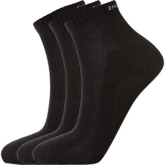 Endurance  Alcudia Bamboo Low Cut Socks 3 Pack Black   1001 Black 35/38