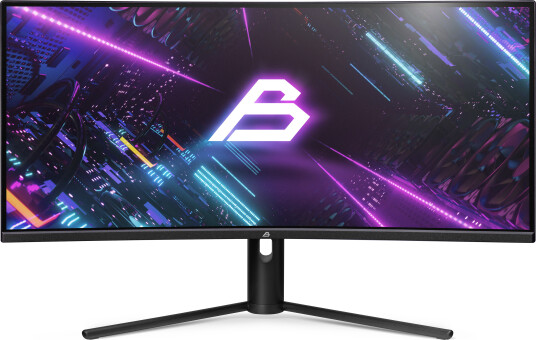 Blackstorm 34UW2K V2 UWQHD Gaming Skjerm 34" 3440x1440 180Hz VA 1ms Sort