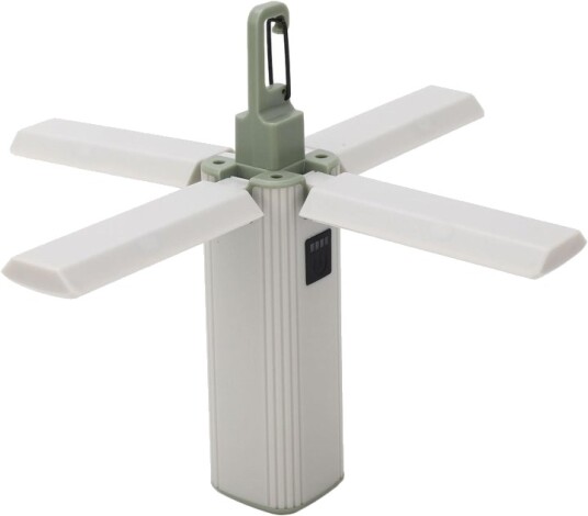 Sammenleggbar LED campinglampe med flere lysmoduser