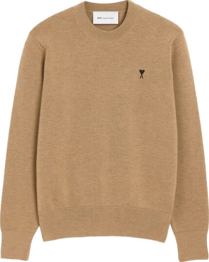 Ami Paris Herre Strikkevarer Brun S,