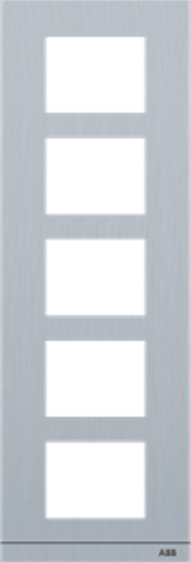 ABB Velkomstramme med Lydanlegg, Alu, Størrelse 1/5 (5 Moduler) 41395cf-a Aluminium ABB Velkomstramme med Lydanlegg, Alu, Størrelse 1/5 (5 Moduler) 41395cf-a Aluminium