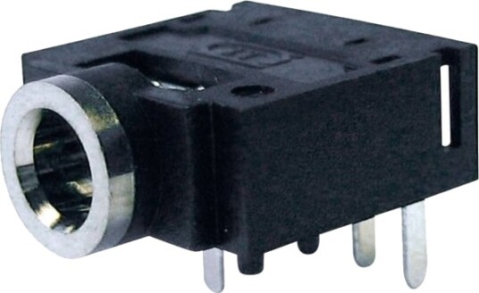 Cliff Fc68133 Jackplugg 3,5 Mm Tilkobling Innfelt Horisontal Pin-Antall: 4 Stereo Svart 1 Stk