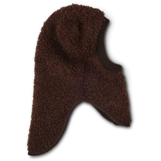 Smallstuff Brown Balaclava Bouclé Merinoull 92-98