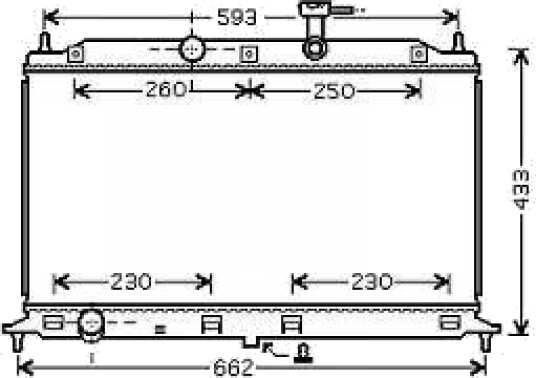 DIEDERICHS DCM3780 Radiator motorkjøling