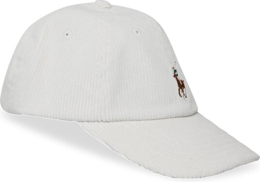 Polo Ralph Lauren 10 Wale Corduroy Cls Sprt Cap   WARM WHITE   One Size