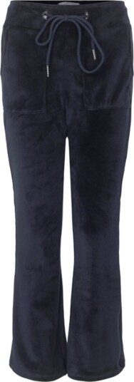 Vilje & Ve Hermine Velour Bukse Dark Navy (158 / 13 år)
