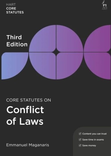 Core Statutes On Conflict Of Laws Av Emmanuel Maganaris