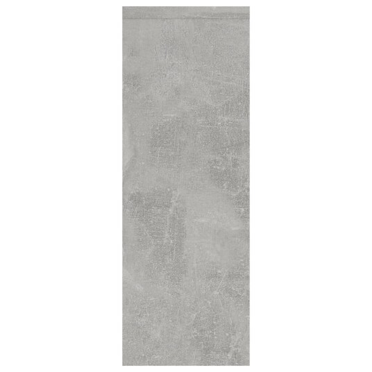 vidaXL Vegghylle betonggr? 45,1x16x45,1 cm sponplate