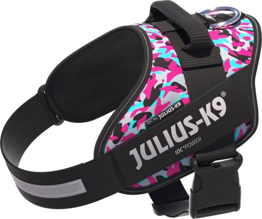 Julius-K9 Idc® Powersele Rosa Og Grå Størrelse M Brystomkrets 58 76 cm