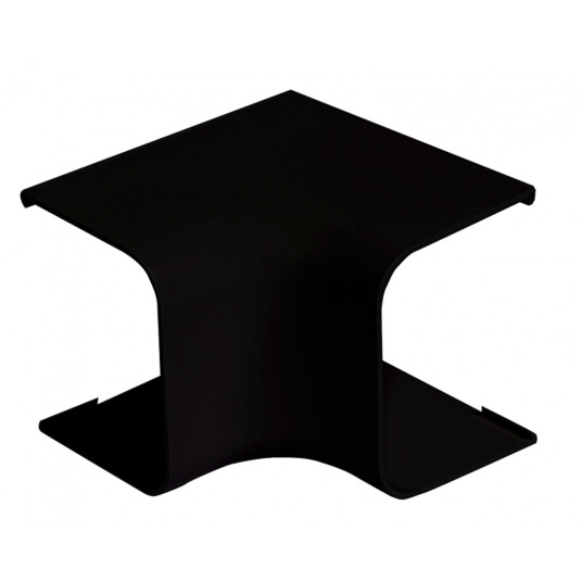 INNVENDIG BEND TIL KANAL 80X60MM SORT