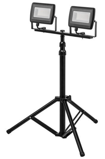 Neo Double Spotlight 2X50w Smd Led 8500Lm 230V On Tripod 1.8M