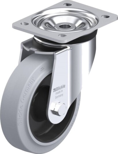 Blickle 25692 Lk-Poev 160R-Sg Hjul, Hjuldiameter 160 Mm, Bæreevne (Maks.) 400 Kg, 1 Stk