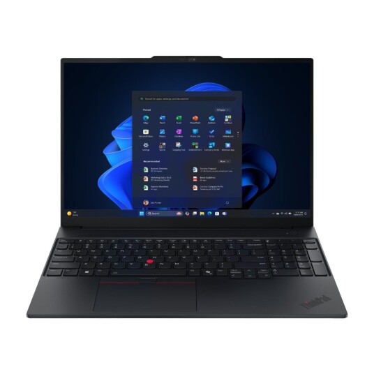 Lenovo Thinkpad E16 Gen 3 21St - Ai Pc - 180-Graders Hengseldesign - Amd Ryzen 7 - 250 / Inntil 5.1 Ghz - Win 11 Pro - Radeon 780M - 32 Gb Ram - 512 Gb Ssd Tcg Opal Encryption 2, Nvme - 16" Ips 1920 X 1200 - Wi-Fi 6E, Bluetooth - Svart - Kbd: Nordis