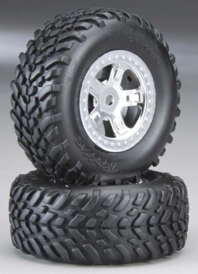 Traxxas 7073 SCT Tires/Wheels 1/16 Slash 2