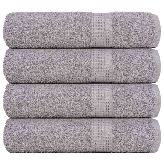 Dusjhåndklær FROGN 4 stk grå 70x140 cm 360 gsm Dusjhåndklær FROGN 4 stk grå 70x140 cm 360 gsm
