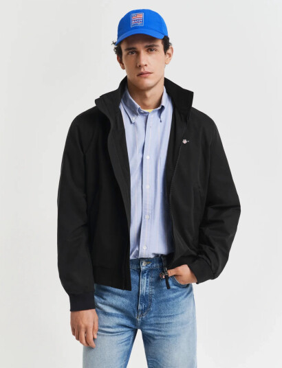 GANT Lightweight Hampshire Jacket - Black - M