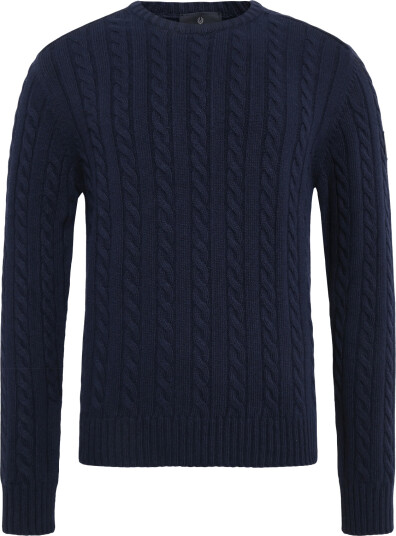 Belstaff Westport Crew Neck Oxblood - Navy - L