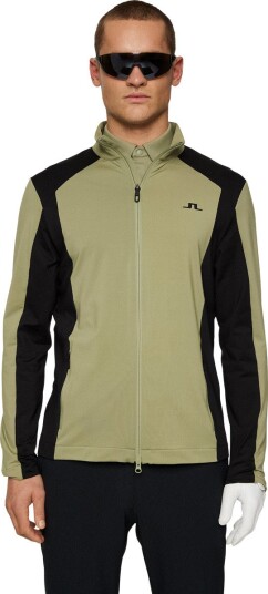 J.lindeberg Banks Mid Layer Oil Green Xl Treningstrøyer