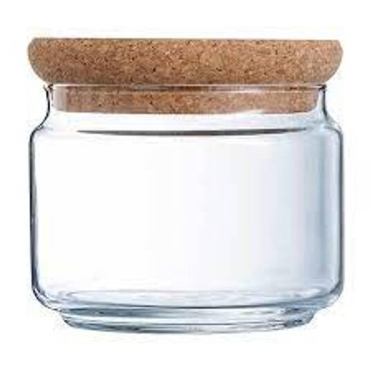 LUMINARC Pure Jar Kork 0,5 liter med lokk
