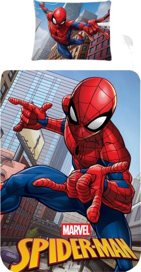 BrandMac Spiderman Sengetøy 150 x 210, Blå