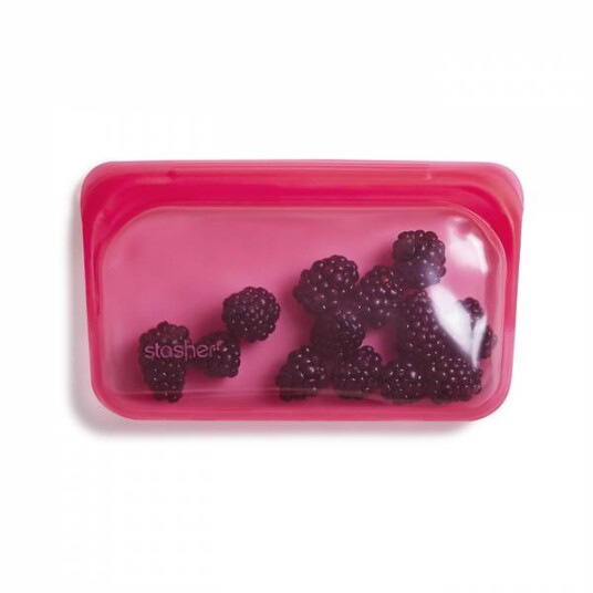 STASHER Silikonpose Snack Rosa