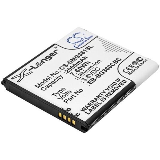 Samsung SM-G3609 Galaxy Core Prime batteri (2000 mAh 3.8 V)