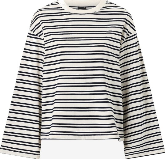 Gina Tricot Topp Stripe Long Sleeve Tee Blå Gina Tricot Topp Stripe Long Sleeve Tee Blå