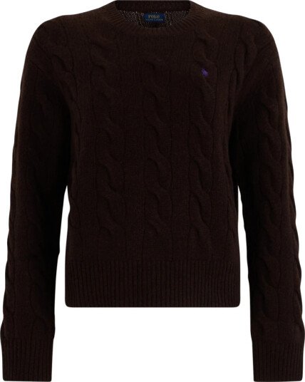 Polo Ralph Lauren Dame Strikkevarer Brun L, Polo Ralph Lauren Dame Strikkevarer Brun L,