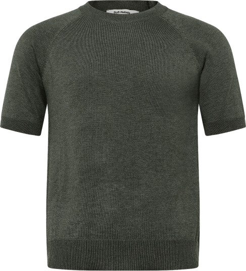 Soft Rebels Srmarla Ss O Neck Khaki green L