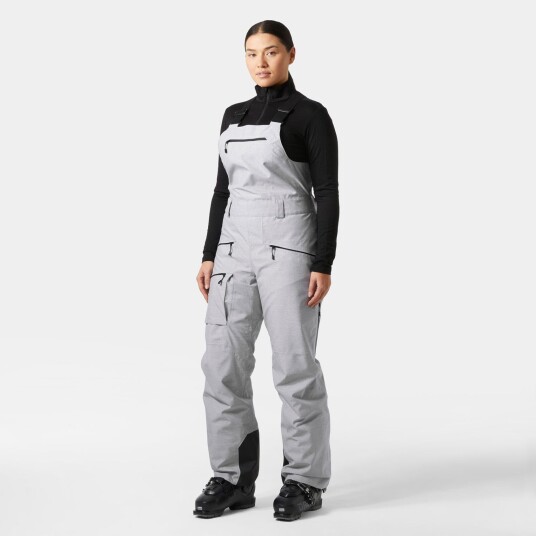 Helly Hansen Powderqueen Bib Pants 2.0 Dame Grå XL