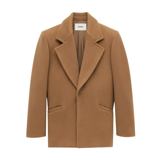 Saint Laurent Dame Jakker Brun S,
