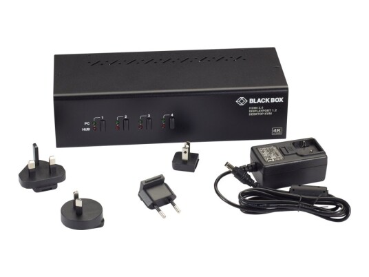 Black Box Kv6224dph - Kvm / Lydsvitsj - 4 X Kvm/Lyd - 1 Lokalbruker - Stasjonær - Taa-Samsvar Black Box Kv6224dph - Kvm / Lydsvitsj - 4 X Kvm/Lyd - 1 Lokalbruker - Stasjonær - Taa-Samsvar