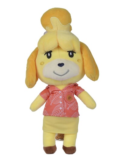 Simba Toys Animal Crossing, Isabelle Plush (25 Cm) - Yellow - ONE SIZE Simba Toys Animal Crossing, Isabelle Plush (25 Cm) - Yellow - ONE SIZE
