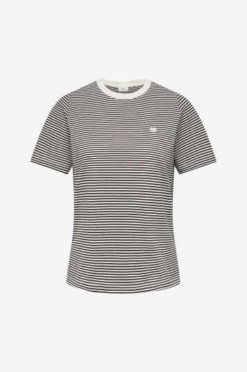 JDY T skjorte jdyPisa S/S Print Top Jrs Hvit