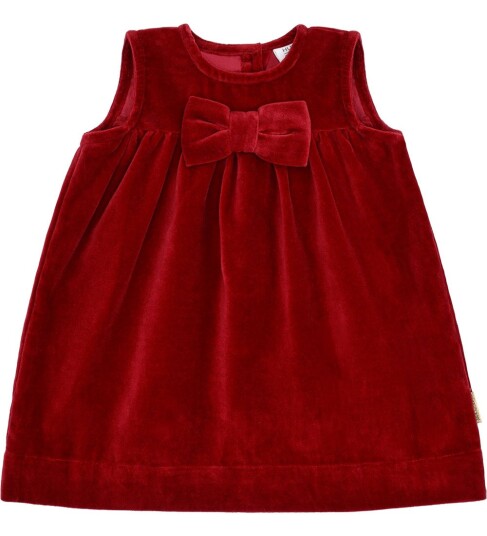 Hust And Claire Hust & Claire Katinka Velourkjole til baby teaberry 56