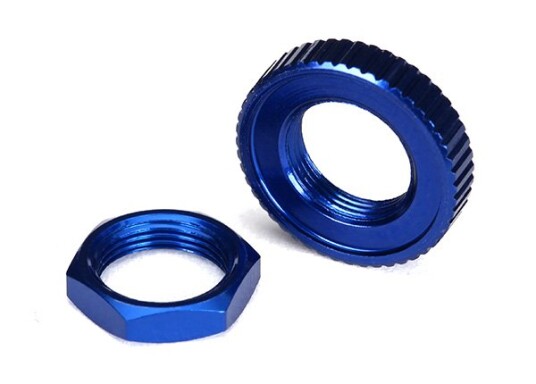 Traxxas 8345 Servo Saver Nuts Alu Blue 4-TEC 2.0 Traxxas 8345 Servo Saver Nuts Alu Blue 4-TEC 2.0
