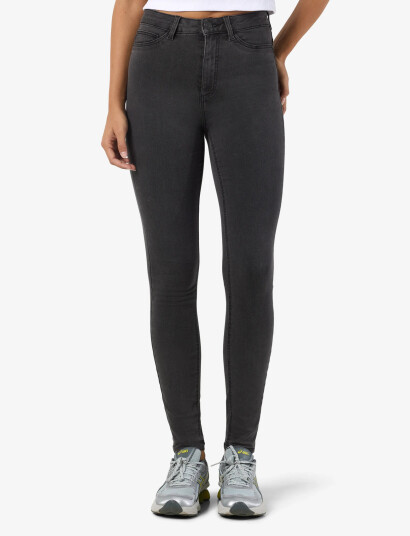 NOISY MAY Nmcallie Hw Skinny Jean Vi069Dg Fwd Noos - Grey - 25 x 30 NOISY MAY Nmcallie Hw Skinny Jean Vi069Dg Fwd Noos - Grey - 25 x 30