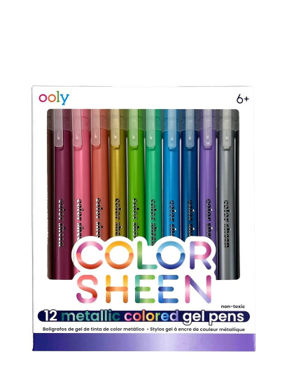 Ooly Gelpenn 12 Stk Color Sheen Metallic Multi Patterned One Size