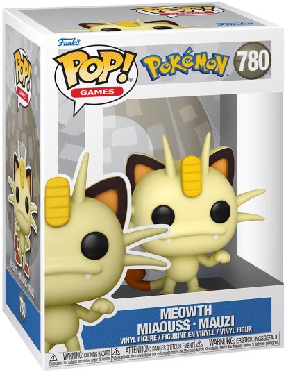 Funko Pop! Pokémon Meowth Samlefigur Funko Pop! Pokémon Meowth Samlefigur