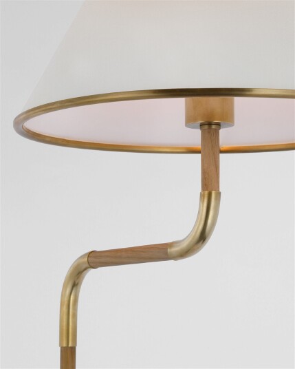 Rigby Floorlamp Soft Brass