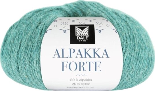 Dale Garn Dale Garn Alpakka Forte Lys Sjøgrønn Melert 713 50g