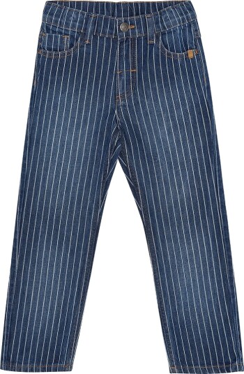 Minymo Jeans Parisisk natt Minymo 3 år 98 Jeans Blå Hvit