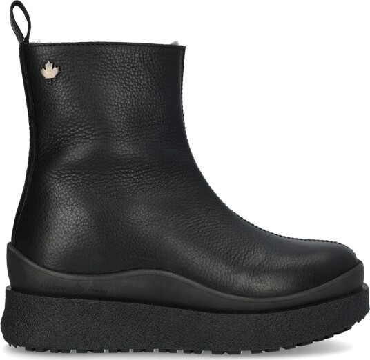 Canada Snow Women's Mount Meer Leather Black 39 Canada Snow Women's Mount Meer Leather Black 39
