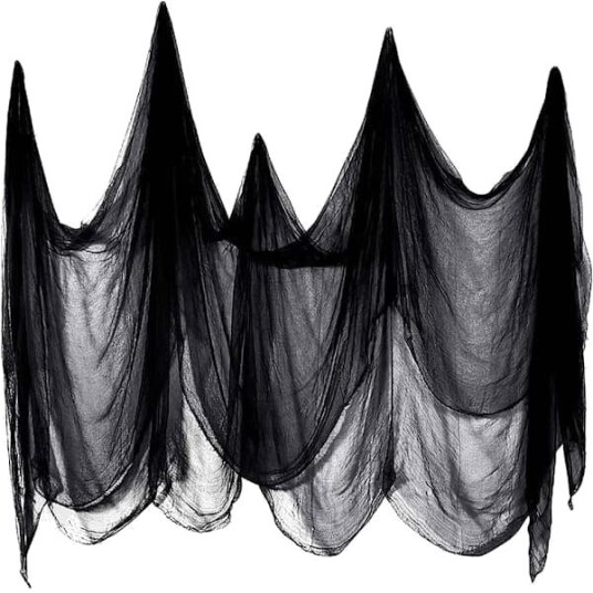 Halloween Svart Dekorasjonsstoff 215 x 500 cm