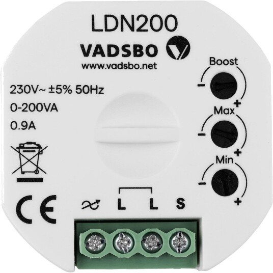 Vadsbo Trådløs Dimmer V-40P0200-001